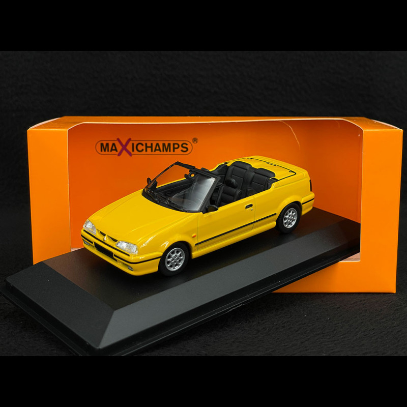 Renault 19 Cabriolet 1992 Yellow 1/43 Minichamps 940113730