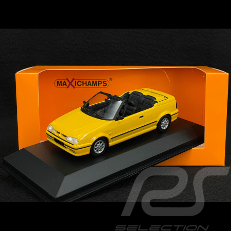 Renault 19 Cabriolet 1992 Yellow 1/43 Minichamps 940113730