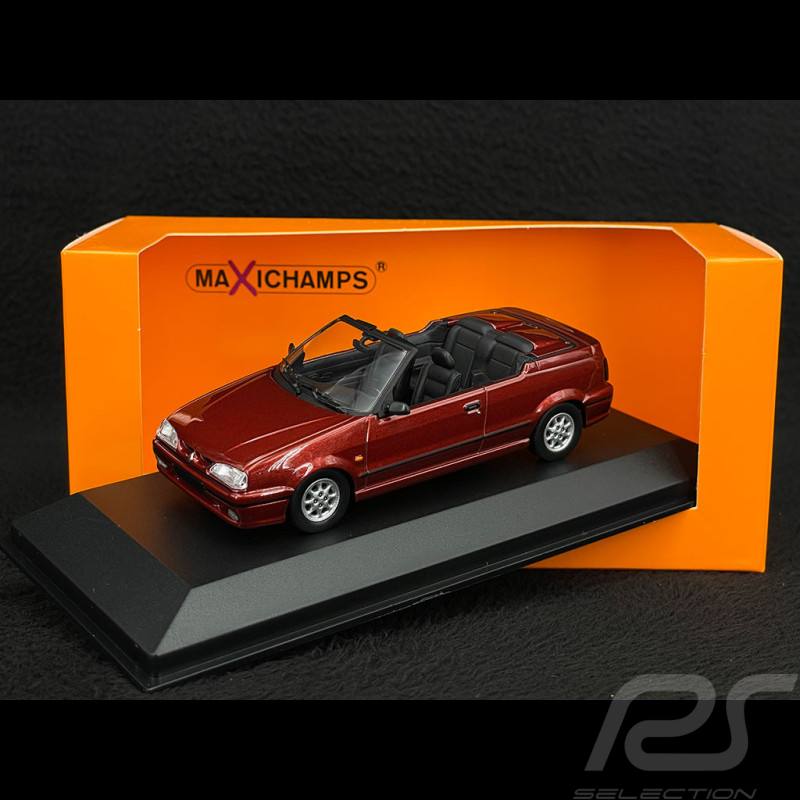 Renault 19 Cabriolet 1992 Metallic Rot 1/43 Minichamps 940113731