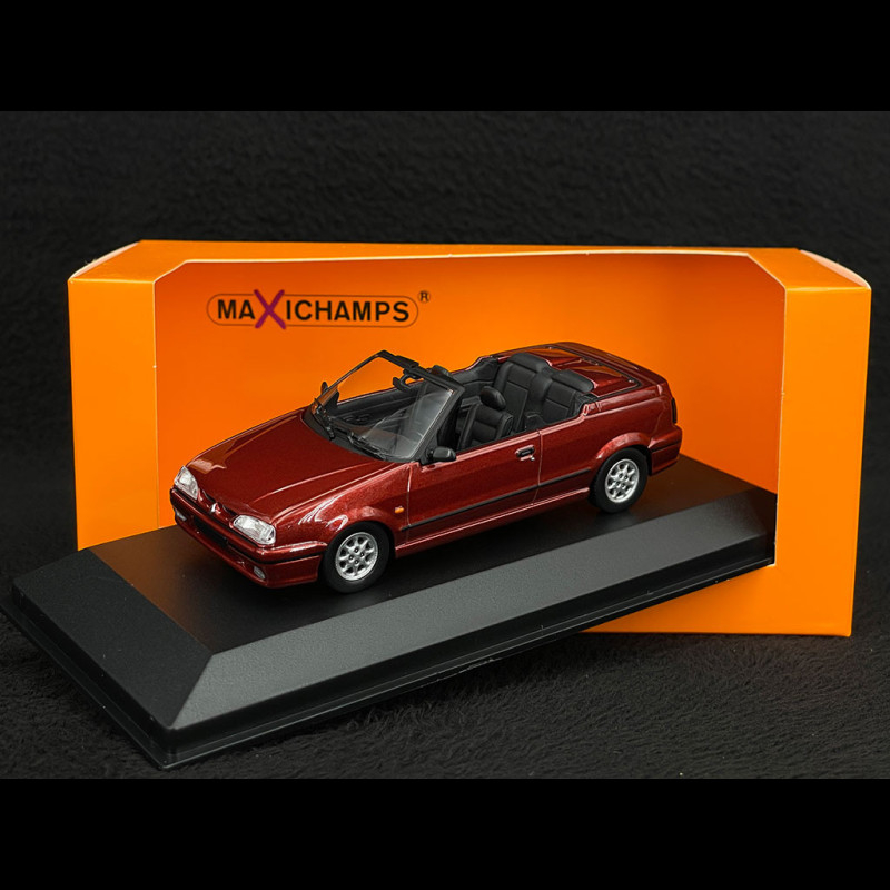 Renault 19 Cabriolet 1992 Metallic Rot 1/43 Minichamps 940113731