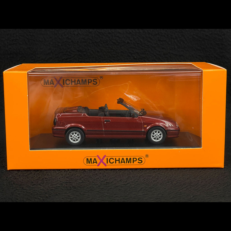 Minichamps maxichamps 940113731 RENAULT 19 CABRIOLET 1992 Rouge Metal 1