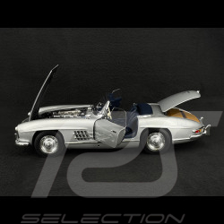 Mercedes-Benz 300 SL Roadster 1957 Silver 1/18 Minichamps 180039030