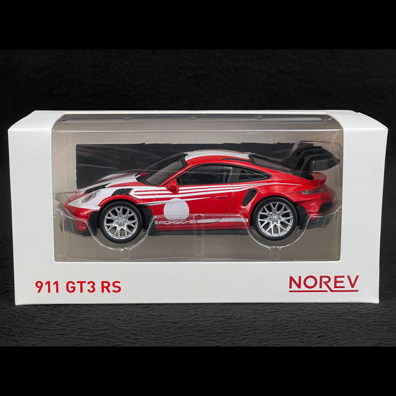 Porsche 911 992 GT3 RS Salzburg 1:18 Rouge - Miniature Spark 0212820SGT3 - Neuve