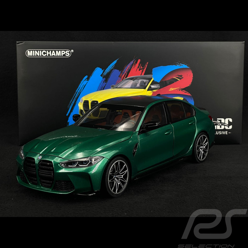 BMW M3 2020 Vert Ile de Man 1/18 Minichamps 113020203