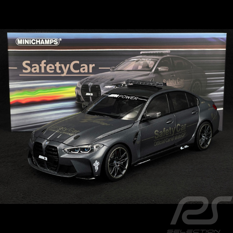 BMW M3 Safety Car Moto GP 2020 Dunkelgrau 1/18 Minichamps 113020206