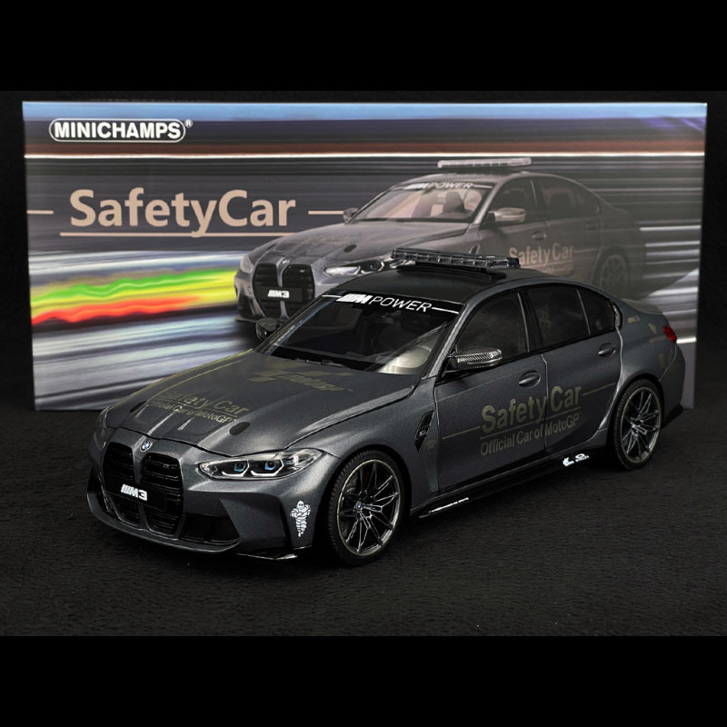 BMW M3 Safety Car Moto GP 2020 Dunkelgrau 1/18 Minichamps 113020206