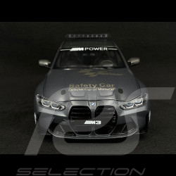 BMW M3 Safety Car Moto GP 2020 Gris Foncé 1/18 Minichamps 113020206