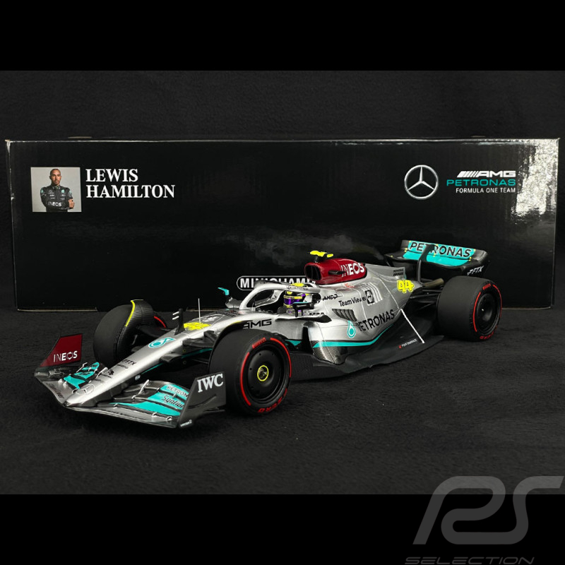 Lewis Hamilton Mercedes-AMG Petronas W13 n° 44 GP Spanien 2022 F1 1/18 Minichamps 110220044