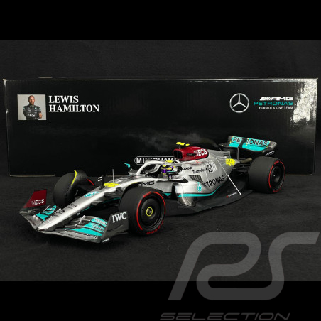 Lewis Hamilton Mercedes-AMG Petronas W13 n° 44 GP Espagne 2022 F1 1/18 Minichamps 110220044