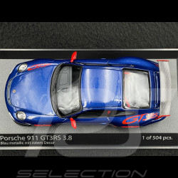 Porsche 911 GT3 RS 3.8 Type 997 2009 Aquablau 1/43 Minichamps 403069115