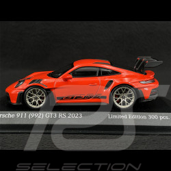 Porsche 911 GT3 RS Type 992 2023 Lavaorange 1/43 Minichamps 413062105