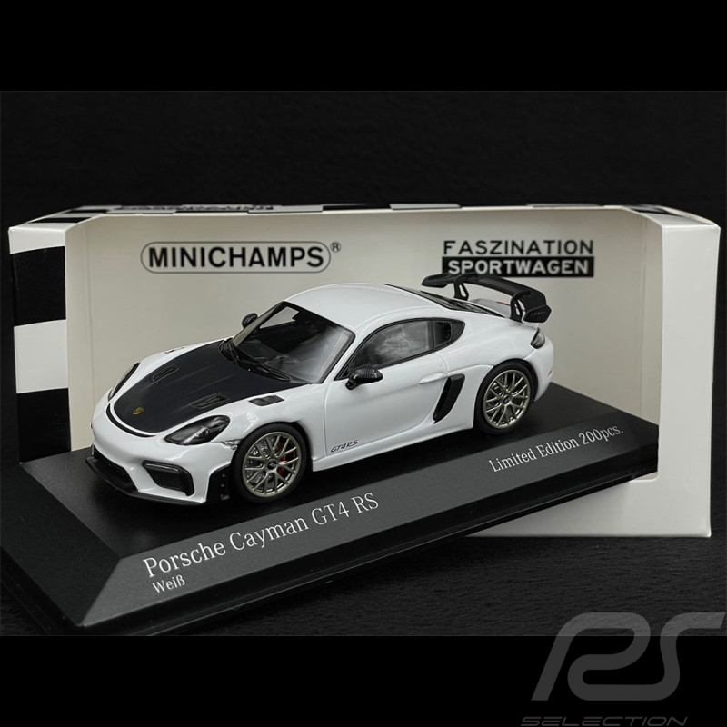 Porsche 718 Cayman GT4 RS 2021 Blanc 1/43 Minichamps 413069710