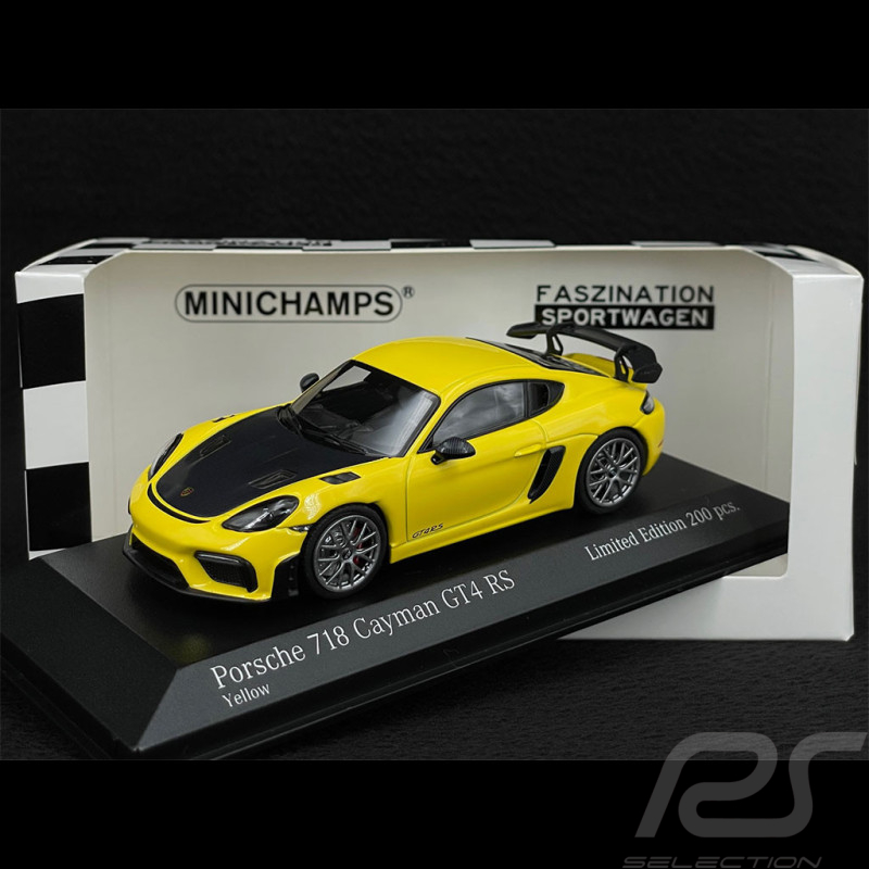 Porsche 718 Cayman GT4 RS 2021 Jaune Racing 1/43 Minichamps 413069711