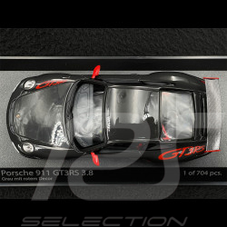 Porsche 911 GT3 RS 3.8 Type 997 2009 Grey Black 1/43 Minichamps 403069117