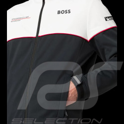 Porsche Boss Jacke Motorsport  Softshell schwarz / weiß WAP435P0MS - Herren
