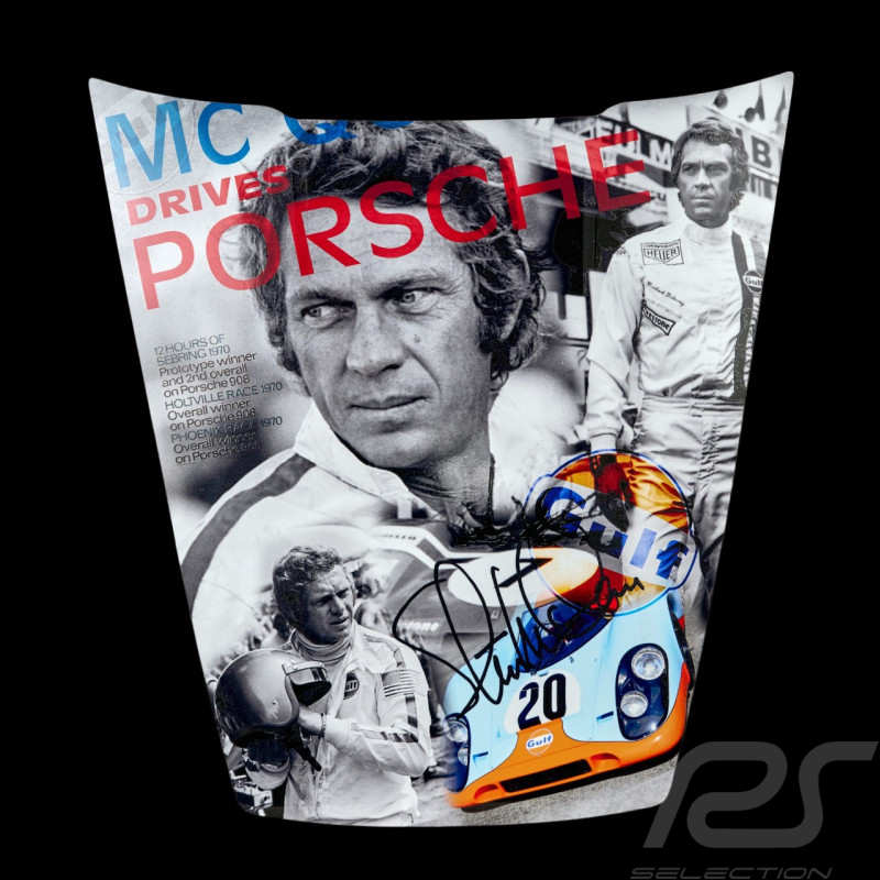 Gulf Steve McQueen Bonnet Wall Decoration Aluminium Dibond CS-07