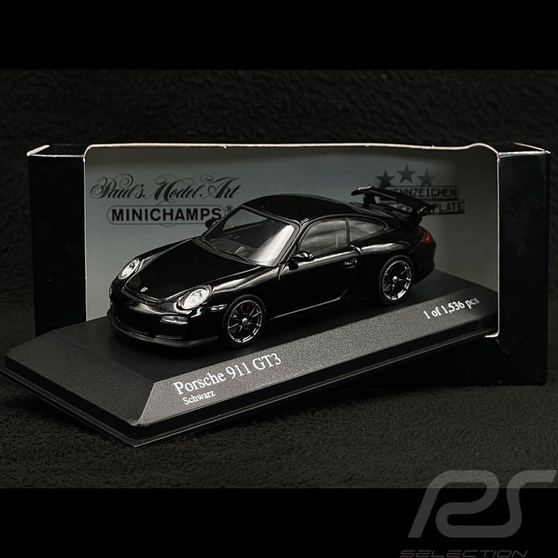 Porsche 911 GT3 Type 997 2009 Schwarz 1/43 Minichamps 400068020