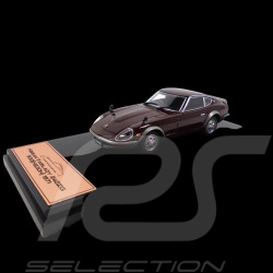 Nissan 240 ZG Fairlady S30 HS30H 1971 Burgundy red 1/43 Atlas Japan Collection
