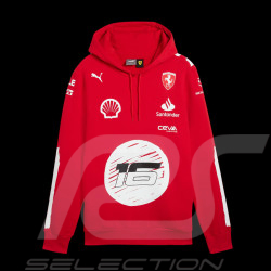 Sweat Ferrari Charles Leclerc N° 16 F1 x Joshua Vides Vibes Puma Rouge 701223382-001 - mixte