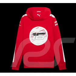 Ferrari Sweatshirt Charles Leclerc N° 16 F1 x Joshua Vides Vibes Puma Rot 701223382-001 - unisex