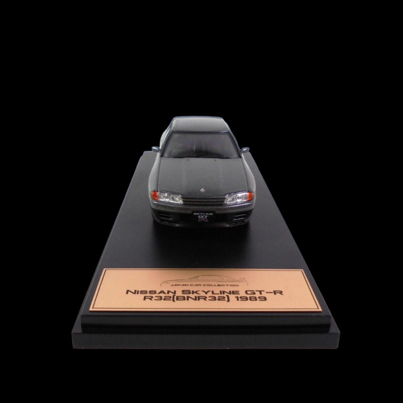 Nissan Skyline GT-R R32 BNR32 1989 Grey metallic 1/43 Atlas Japan