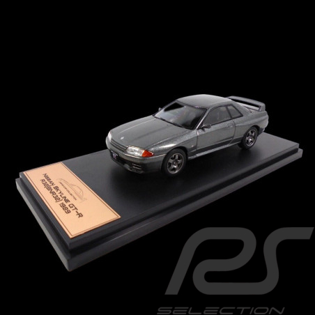 Nissan Skyline GT-R R32 BNR32 1989 Dunkelgrau metallic 1/43 Atlas Japan Collection