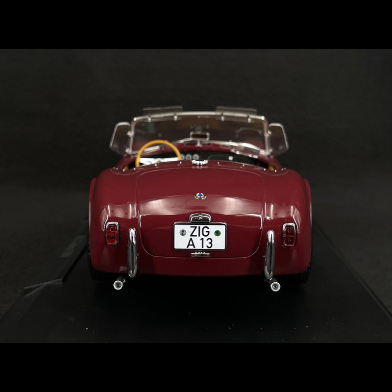 Modellauto AC Cobra 289 1963 Dark Red Norev 1:18 Metallmodell (Türen