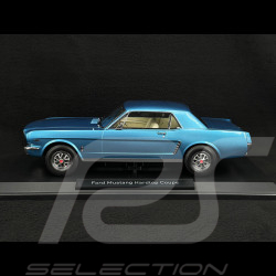 Mrs Modellautos - Norev 182800 # Ford Mustang Hardtop Coupe Baujahr 1965   blaumetallic  1:18