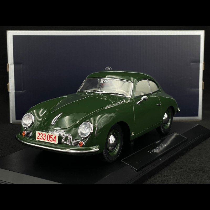 Porsche 356 Coupé 1954 Vert - Norev 1/18 - Miniature De Collection Die-cast