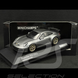 Porsche 911 GT3 Type 992 2020 Exclusive Edition Dolomite grey metallic 1/43 Minichamps 413069220