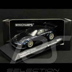 Porsche 911 GT2 RS Type 991 2018 Weissach Package PL4YERONE Edition Bleu nuit métallisé 1/43 Minichamps 413067237