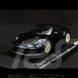 Porsche 911 GT2 RS Type 991 2018 Weissach Package PL4YERONE Edition Bleu nuit métallisé 1/43 Minichamps 413067237