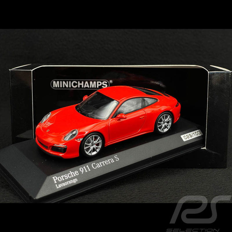 Porsche 911 Carrera S Type 991 2018 Orange Fusion 1/43 Minichamps 413067131