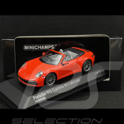 Porsche 911 Carrera 4S Cabriolet Typ 992 2019 Exclusive RS Selection Lavaorange 1/43 Minichamps 413069339