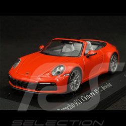 Porsche 911 Carrera 4S Cabriolet Typ 992 2019 Exclusive RS Selection Lavaorange 1/43 Minichamps 413069339