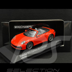 Porsche 911 Carrera 4S Cabriolet Typ 992 2019 Exclusive RS Selection Lavaorange 1/43 Minichamps 413069339