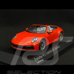 Porsche 911 Carrera 4S Cabriolet Typ 992 2019 Exclusive RS Selection Lavaorange 1/43 Minichamps 413069339