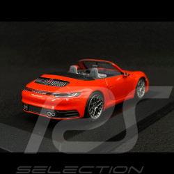 Porsche 911 Carrera 4S Cabriolet Typ 992 2019 Exclusive RS Selection Lavaorange 1/43 Minichamps 413069339