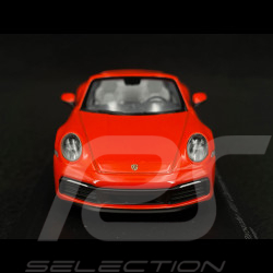 Porsche 911 Carrera 4S Cabriolet Typ 992 2019 Exclusive RS Selection Lavaorange 1/43 Minichamps 413069339