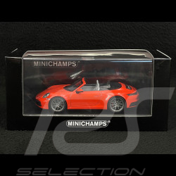 Porsche 911 Carrera 4S Cabriolet Typ 992 2019 Exclusive RS Selection Lavaorange 1/43 Minichamps 413069339