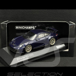 Porsche 911 GT3 Typ 992 2020 Exclusive RS Selection Enzianblau metallic 1/43 Minichamps 413069221