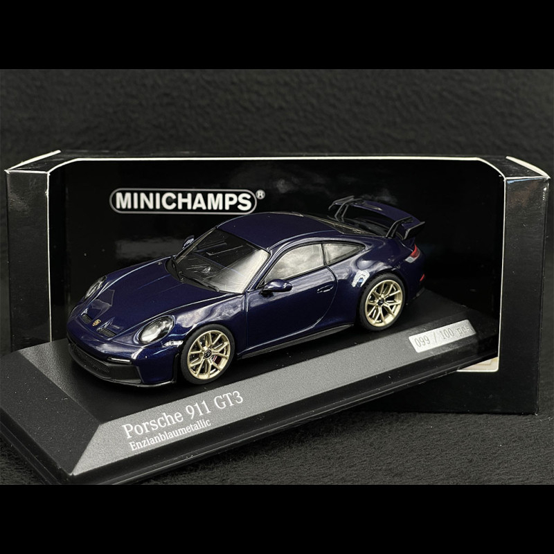 Porsche 911 GT3 Type 992 2020 Exclusive RS Selection Gentian blue metallic  1/43 Minichamps 413069221