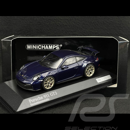 Porsche 911 GT3 Typ 992 2020 Exclusive RS Selection Enzianblau metallic 1/43 Minichamps 413069221