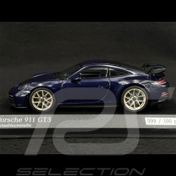 Porsche 911 GT3 Typ 992 2020 Exclusive RS Selection Enzianblau metallic 1/43 Minichamps 413069221