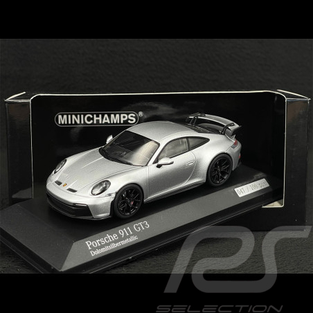 Porsche 911 GT3 Typ 992 2020 Exclusive RS Selection GT Silbergrau metallic 1/43 Minichamps 413069219