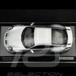 Porsche 911 GT3 Typ 992 2020 Exclusive RS Selection GT Silbergrau metallic 1/43 Minichamps 413069219