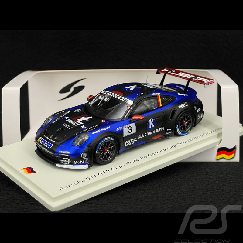 Porsche 911 GT3 Cup Type 992 n°3 Sieger Porsche Carrera Cup Deutschland 2022 1/43 Spark SG881