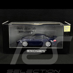 Porsche 911 GT3 Type 996 1999 Bleu indigo métallisé 1/43 Minichamps 430068009