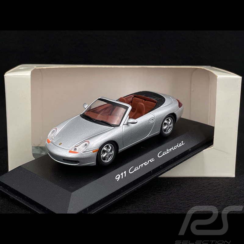 Porsche 911 Carrera Cabriolet Typ 996 2000 Silbergrau metallic 1/43 Schuco WAP02004097