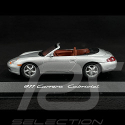 Porsche 911 Carrera Cabriolet Type 996 2000 Silver grey metallic 1/43 Schuco WAP02004097